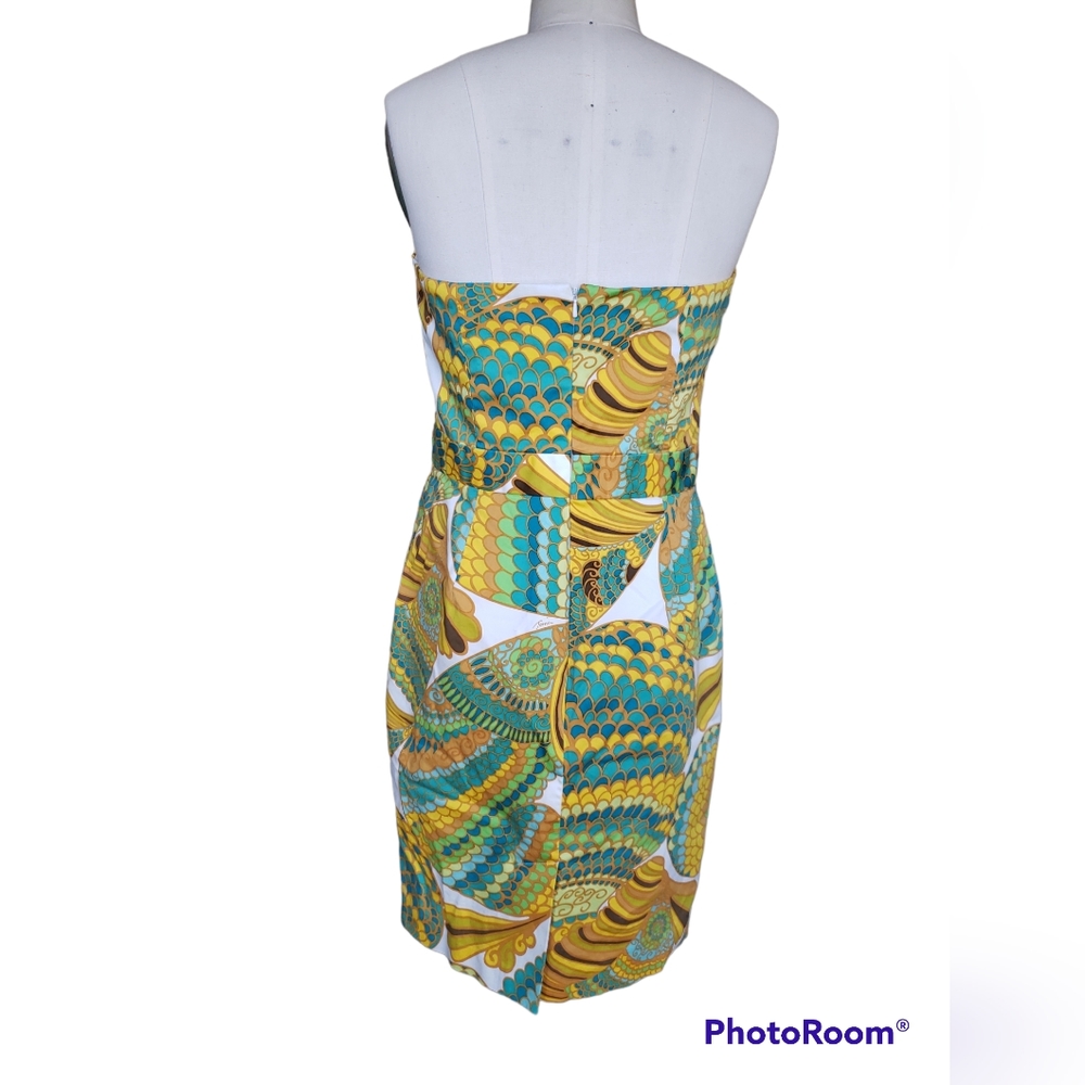 Trina Turk for Banana Republic Strapless Tropical Dress - Picture 5 of 9